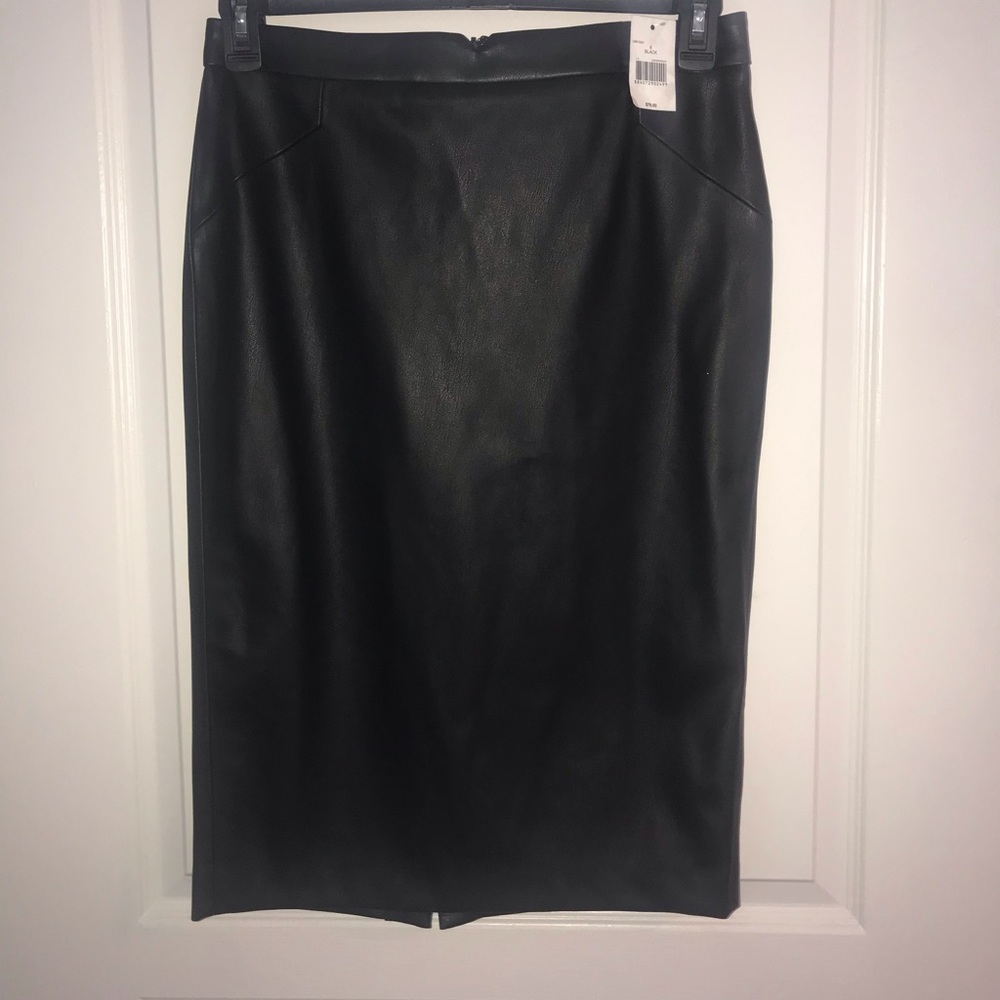 The limited leather skirt